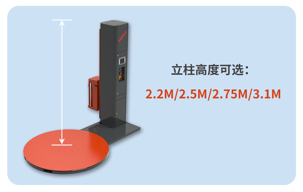 美奇斯托盤(pán)纏繞機(jī)，省膜！省人??！省心?。?！(圖6)